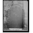 Historic Print, Gravestone of first man killed in Revolutionary War