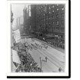 Historic Print, Great Lakes Naval Training School band marching on Euclid Ave., Cleveland, 16" x