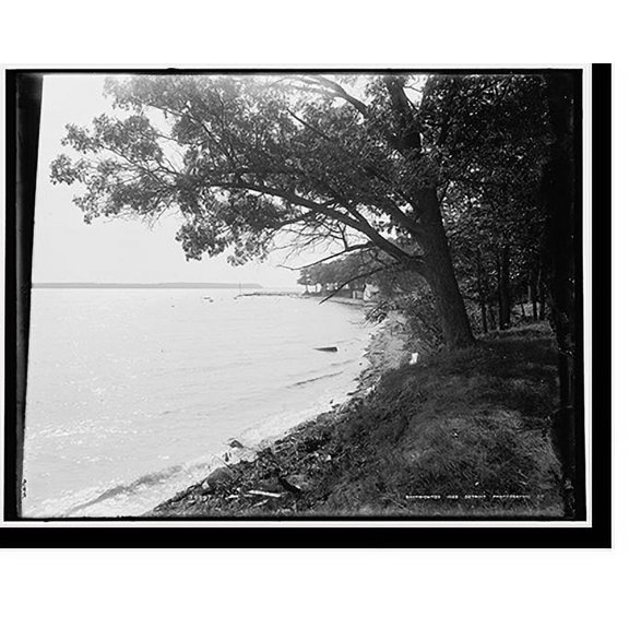 Historic Print, [Green Lake from Pleasant Point, Wis.], 16" x 20"