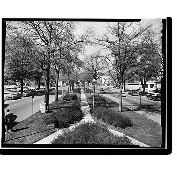 Historic Print, Greene Street Historic District, Greene Street, Gordon Highway to Augusta Canal Bri, Augusta, Richmond County, GA - 14, 16" x 20"