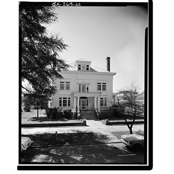 Historic Print, Greene Street Historic District, Greene Street, Gordon Highway to Augusta Canal Bri, Augusta, Richmond County, GA - 22, 18" x 24"