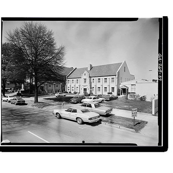 Historic Print, Greene Street Historic District, Greene Street, Gordon Highway to Augusta Canal Bri, Augusta, Richmond County, GA - 39, 16" x 20"