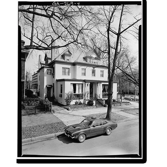 Historic Print, Greene Street Historic District, Greene Street, Gordon Highway to Augusta Canal Bri, Augusta, Richmond County, GA - 4, 16" x 20"