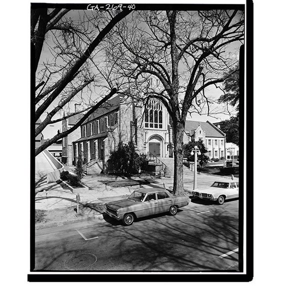 Historic Print, Greene Street Historic District, Greene Street, Gordon Highway to Augusta Canal Bri, Augusta, Richmond County, GA - 40, 16" x 20"