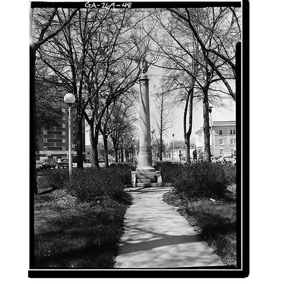 Historic Print, Greene Street Historic District, Greene Street, Gordon Highway to Augusta Canal Bri, Augusta, Richmond County, GA - 48, 18" x 24"