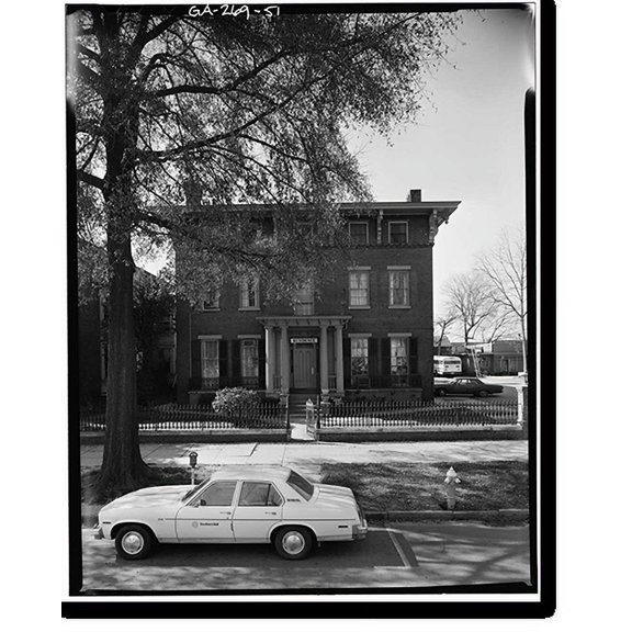Historic Print, Greene Street Historic District, Greene Street, Gordon Highway to Augusta Canal Bri, Augusta, Richmond County, GA - 51, 18" x 24"