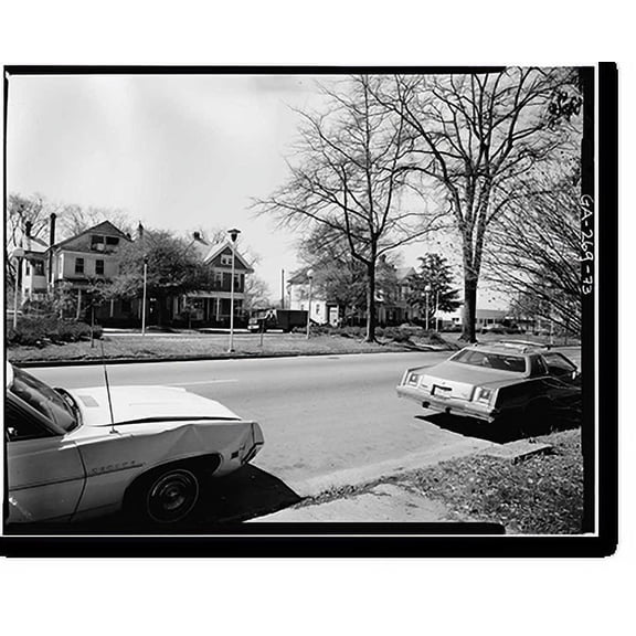 Historic Print, Greene Street Historic District, Greene Street, Gordon Highway to Augusta Canal Bri, Augusta, Richmond County, GA - 73, 16" x 20"