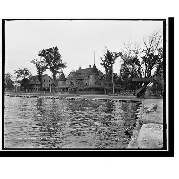 Historic Print, Greenhurst, Lake Chautauqua, 16" x 20"