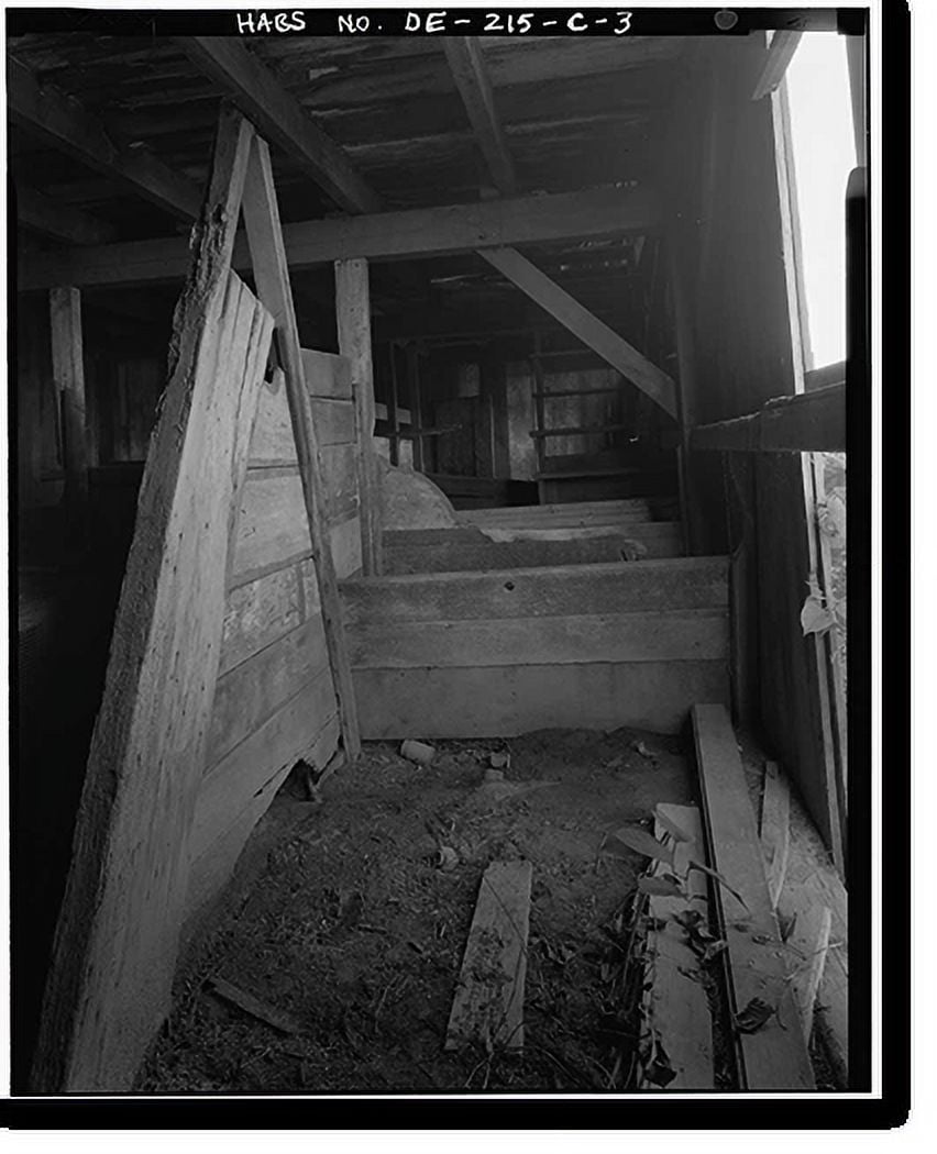 Historic Print, Greenlawn, Carriage Barn, Route 896 (North Broad Street