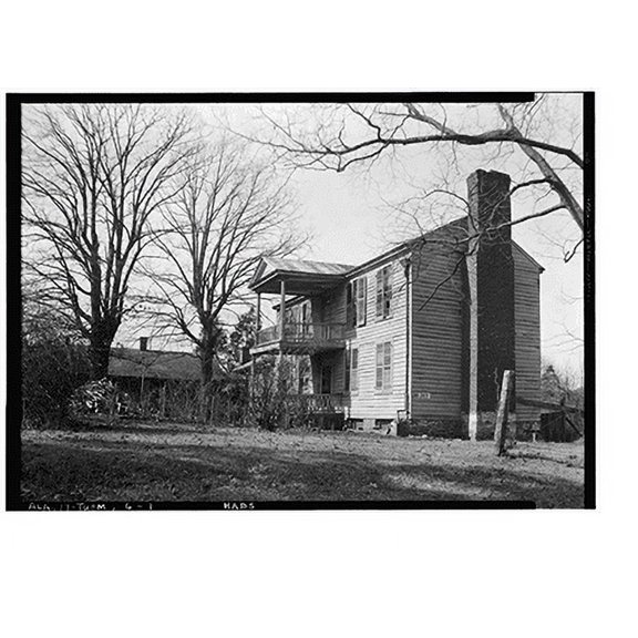 Historic Print, Gresham House, 608 East Fifth Street, Tuscumbia, Colbert County, AL, 16" x 20"