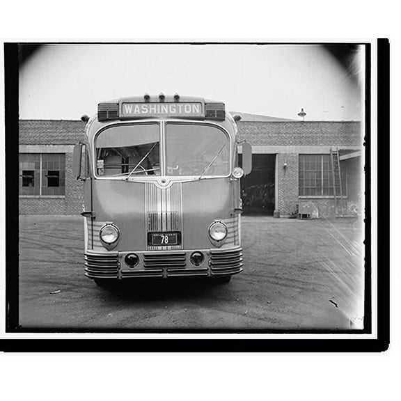 Historic Print, Greyhound bus - 2, 18" x 24"
