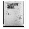 thumbnail image 1 of Historic Print, [Gridded wall section of Case Study House No. 9 for John Entenza, at Pacific Palisades, Los Angeles, California], 18" x 24", 1 of 3