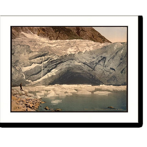Historic Print, Grotto in Suphellebrae Sognefjord Norway, 16" x 20"