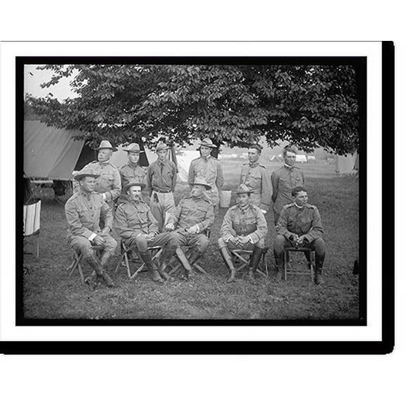 Historic Print, [Group portrait, Cavalry], 18" x 24"