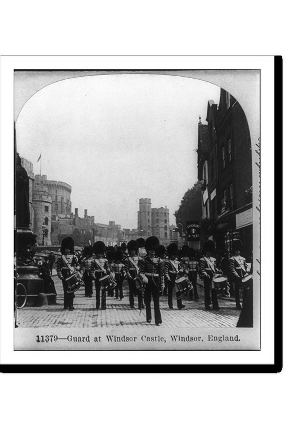 Historic Print, Guard at Windsor Castle, Windsor, England, 16" x 20"