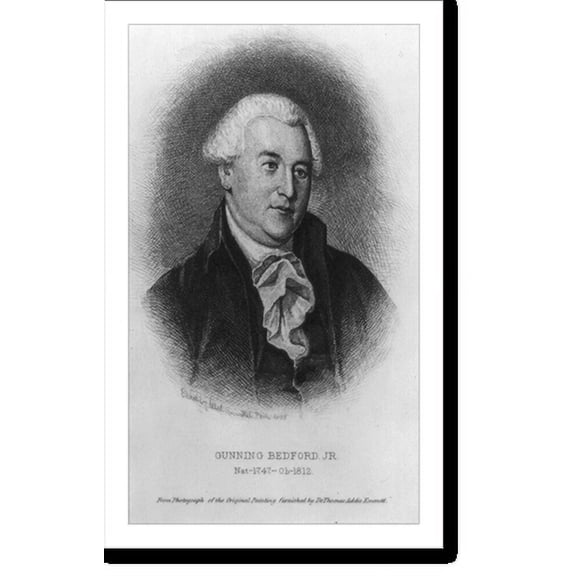 Historic Print, Gunning Bedford, 1747-1812, 16" x 20"