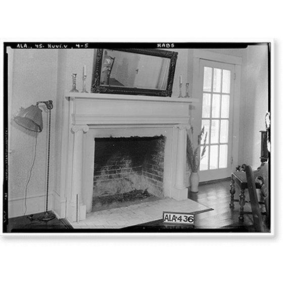 Historic Print, Gus Mastin House, Meridian Pike, Huntsville vicinity, Madison County, AL - 5, 16" x 20"