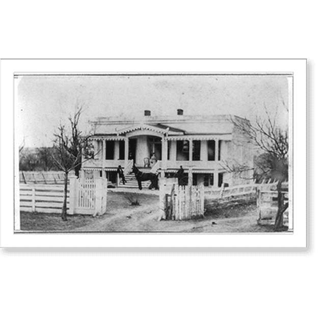 Historic Print, [Gustav Blersch house, 213 Washington St., San Antonio