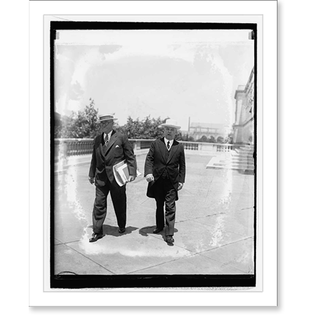 Historic Print, H.E. Mackey & Rep. Wm. S. Vare of Pa., 6/9/26, 16" x 20