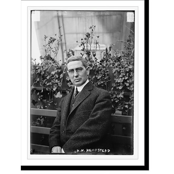 Historic Print, H.N. Hempstead, 16" x 20"