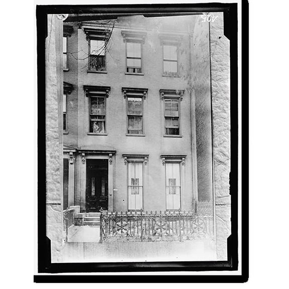 Historic Print, HERRON HOUSE, CINCINNATI, OHIO. HOME OF MRS. WILLIAM H. TAFT, WHO WAS A HERRON, 18" x 24"