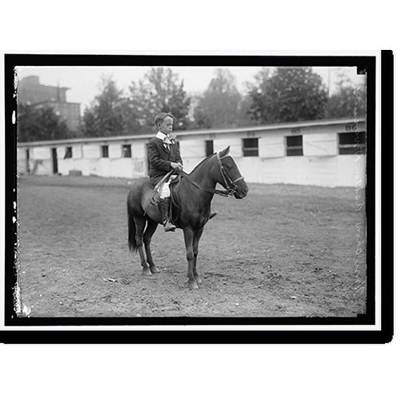 Historic Print, HORSE SHOWS. ASHTON DEVEREAUX, RIDING PONY, 16" x 20"