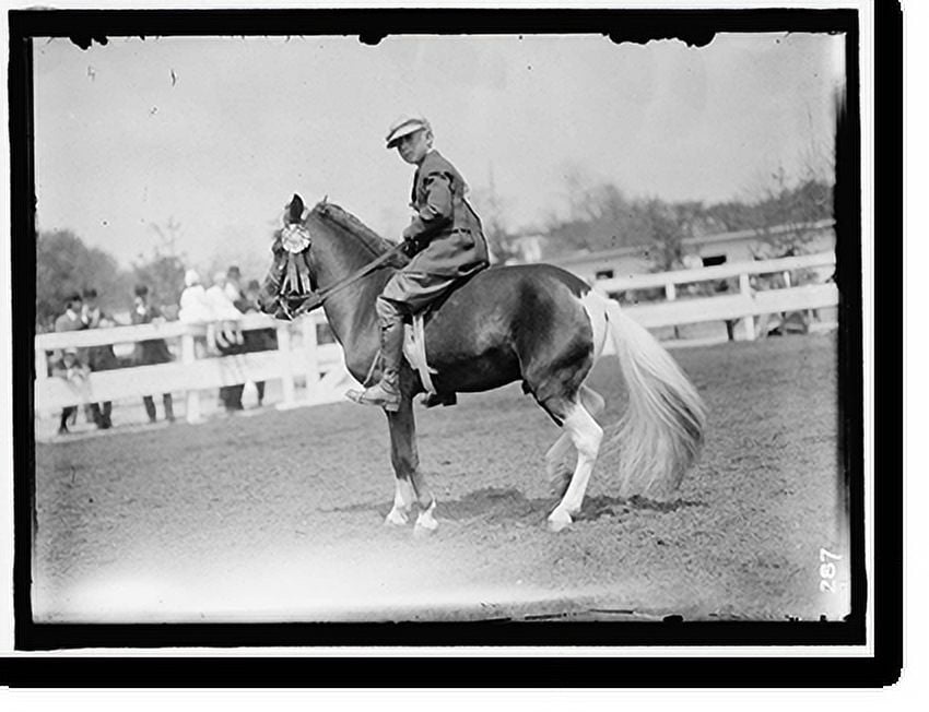 Historic Print, HORSE SHOWS. CHILDREN AND PONIES, 16" x 20"