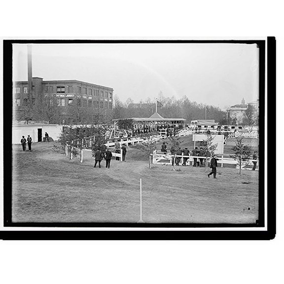 Historic Print, HORSE SHOWS, GENERAL VIEW - 2, 16" x 20"