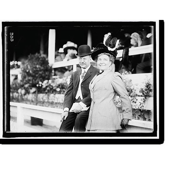 Historic Print, HORSE SHOWS. REP. AND MRS. HORACE M. TOWNER, 16" x 20"