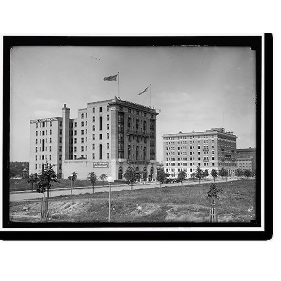 Historic Print, HOTEL CONTINENTAL, 18" x 24"