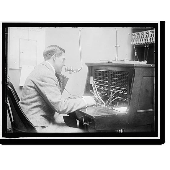 Historic Print, HOUSE OFFICE BUILDING. TELEPHONE EXCHANGE, 16" x 20"