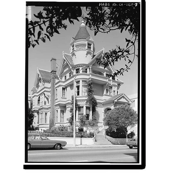 Historic Print, Haas-Lilienthal House, 2007 Franklin Street, San Francisco, San Francisco County, CA - 7, 18" x 24"