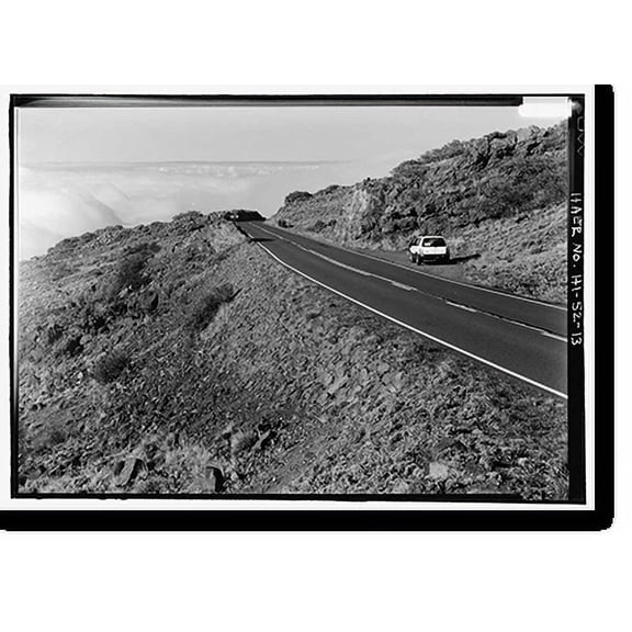 Historic Print, Haleakala National Park Roads, Pukalani, Maui County, HI - 13, 18" x 24"