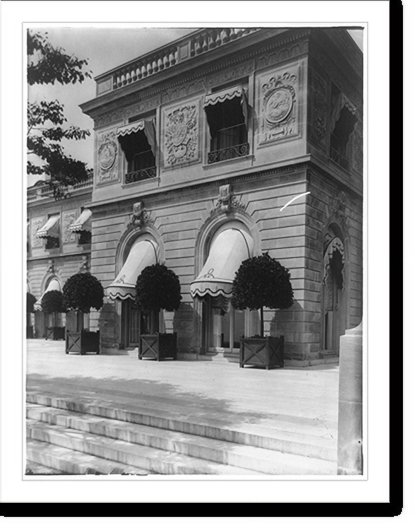 Historic Print, [Hamilton Rice Home in Newport, Rhode Island, exterior