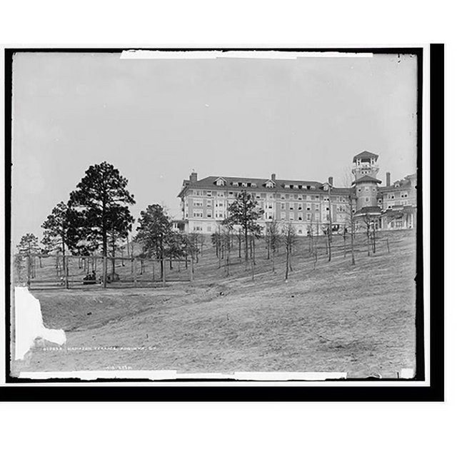 Historic Print, Hampton Terrace [Hotel], Augusta, Ga. 2, 16" x 20
