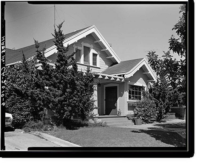 Historic Print, Hanchett Residence Park, 12251257 Martin Avenue, San