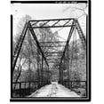 thumbnail image 1 of Historic Print, Haralson County Bridge, County Road 189, spanning Tallapoosa River, Tallapoosa vicinity, Haralson County, GA - 4, 16" x 20", 1 of 3