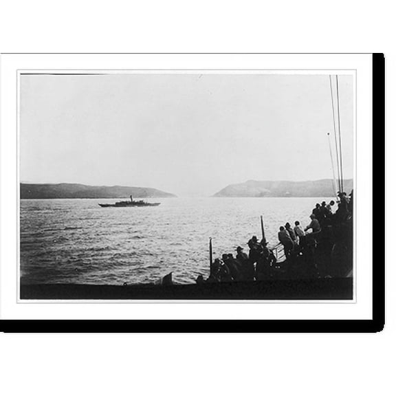 Historic Print, Harbor at Guanica, Puerto Rico, during the Spanish-American War, 16" x 20"
