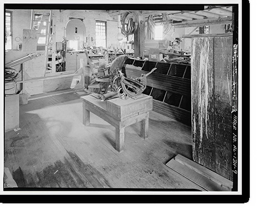 Historic Print, HardieTynes Manufacturing Company, Pattern Shop, 800