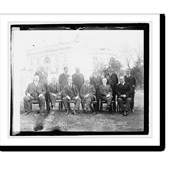 Historic Print, Harding Cabinet outside, 18" x 24"