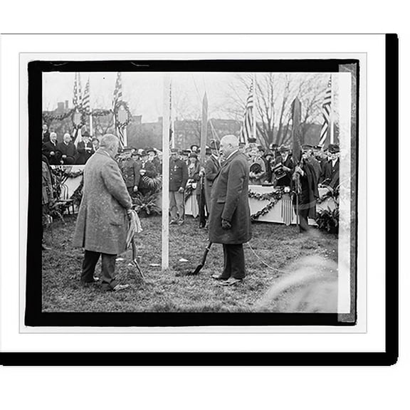 Historic Print, Harding at Meade Memorial, 16" x 20"