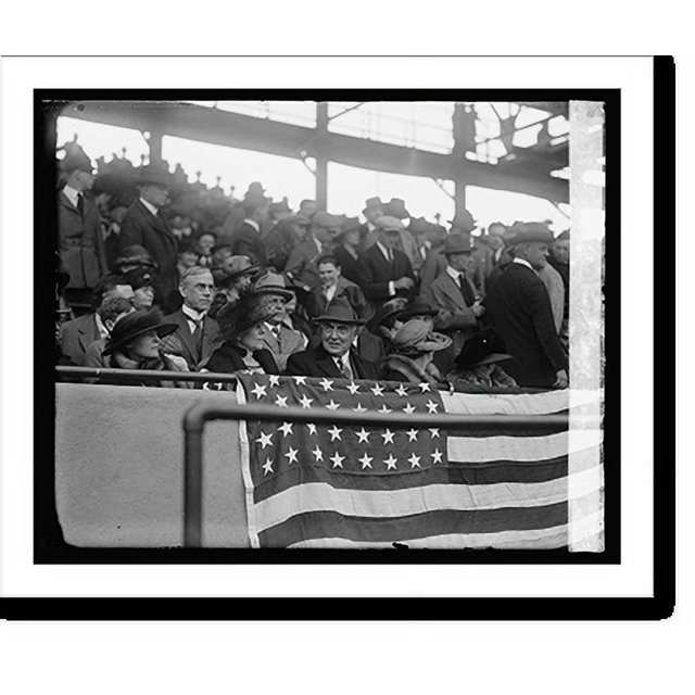 Historic Print, Harding at ball game, [4/26/23], 16" x 20"