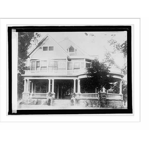 Historic Print, Harding home, Marion, Ohio, 16" x 20"