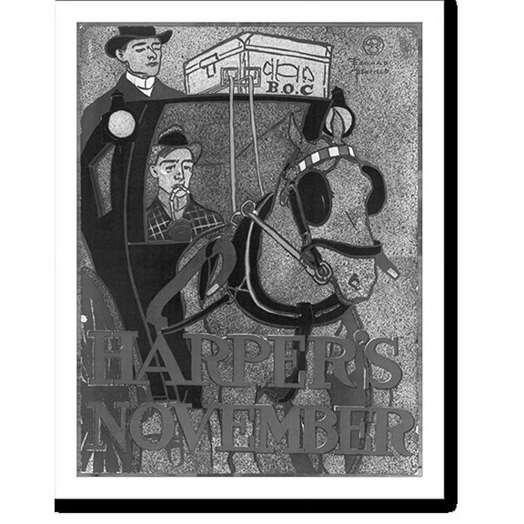 Historic Print, Harper's November, 16" x 20"