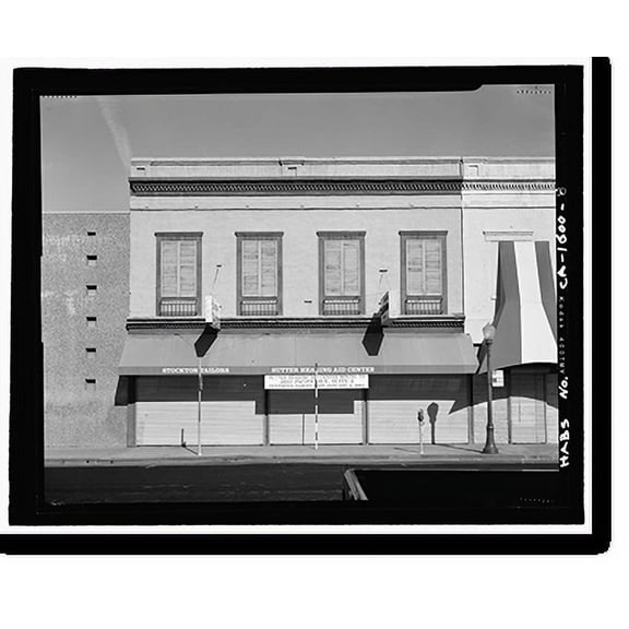 Historic Print, Hart & Thrift Building, 401-407 East Weber Avenue, Stockton, San Joaquin County, CA - 7, 16" x 20"