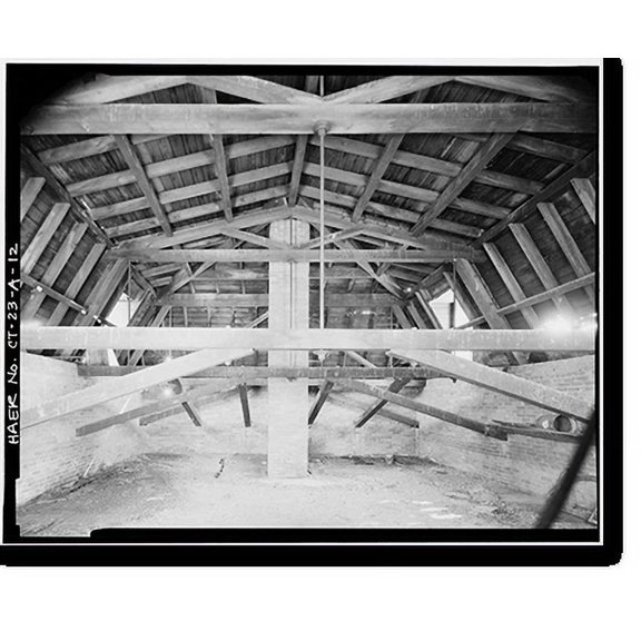 Historic Print, Hartford & New Haven Railroad, Depot, 35 Central Street, Windsor, Hartford County, CT - 12, 18" x 24"