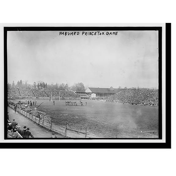 Historic Print, Harvard-Princeton game, 18" x 24"