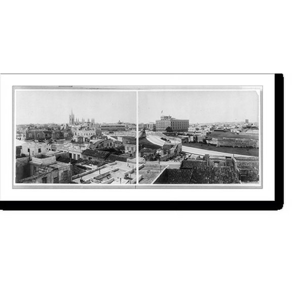 Historic Print, [Havana - Cuba - Panoramic view], 18" x 24"