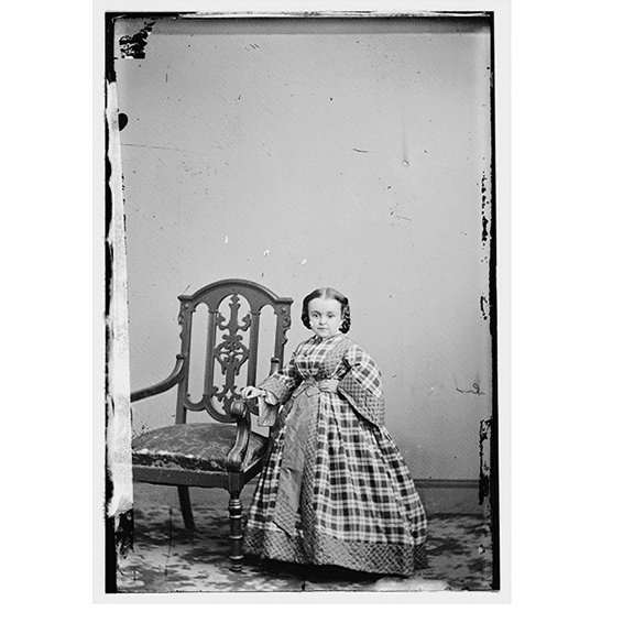 Historic Print, Hayes President Rutherford B. and two sons, 16" x 20"