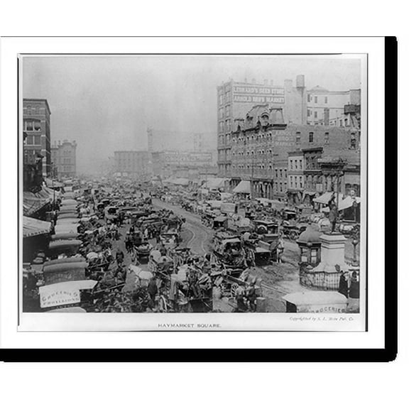 Historic Print, Haymarket Square, 16" x 20"
